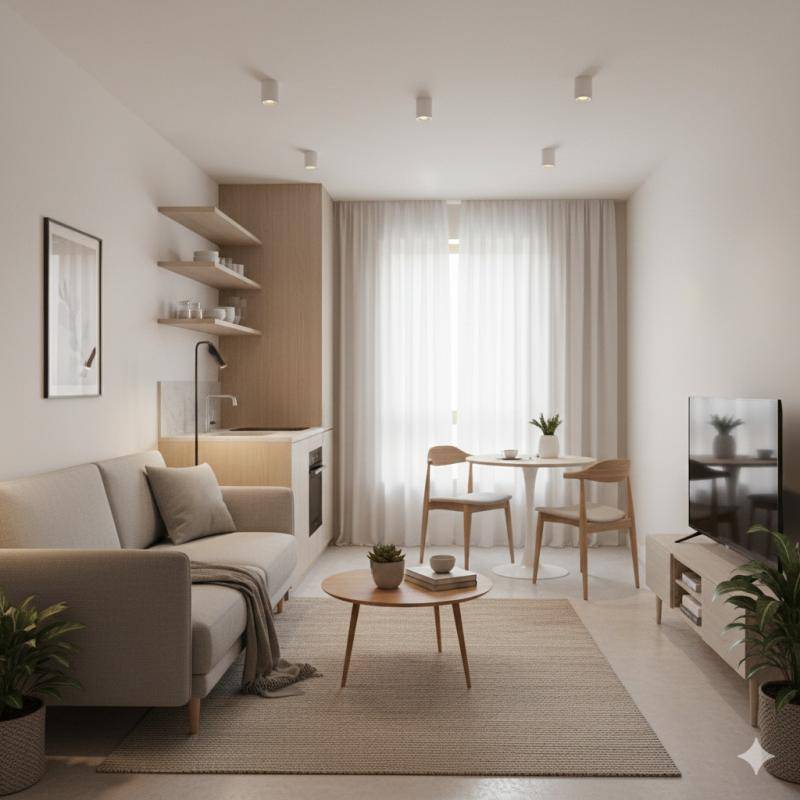 Image de l'annonce Studio neuf en étage élevé à vendre…