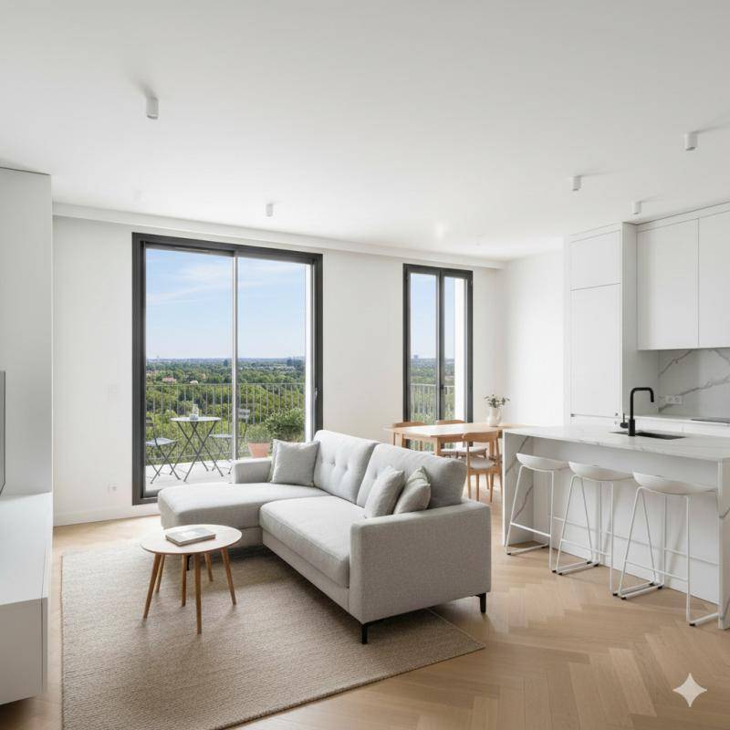 Image de l'annonce Grand 3 pièces dernier étage avec grande…