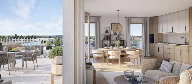 Image de l'annonce MAGNIFIQUE 4 PIECES EN ETAGE AVEC TERRASSE