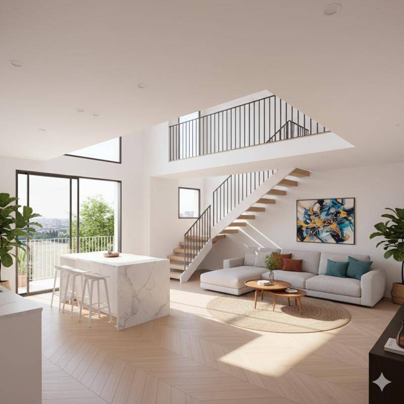 Image de l'annonce 4 Pièces Duplex d'exception – DERNIER ÉTAGE…