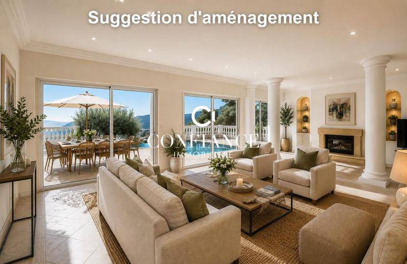 Image de l'annonce MANDELIEU LA NAPOULE VILLA PROVENCALE PISCINE VUE…