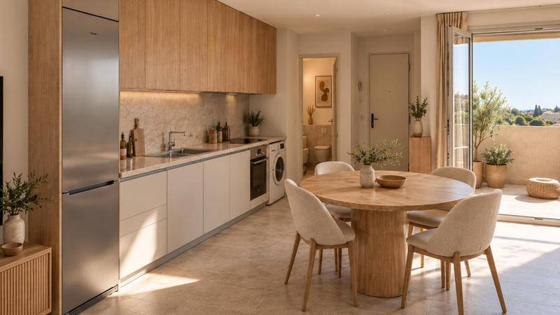 Image de l'annonce BEAU T3 AVEC BALCON + 2 PLACES…