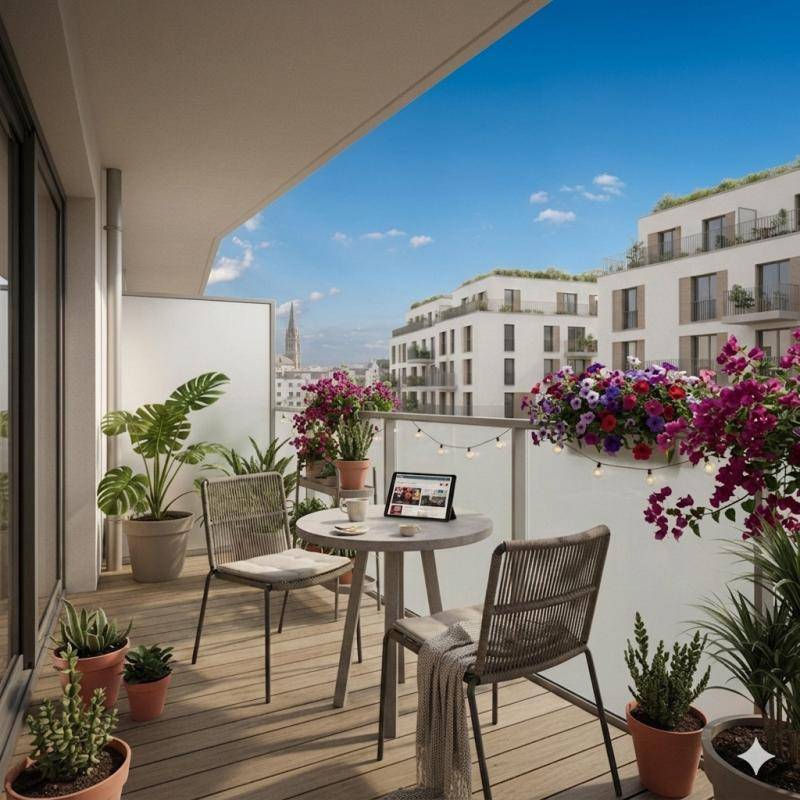 Image de l'annonce - T3 orienté PLEIN OUEST avec BALCON…