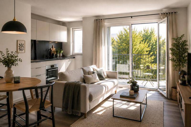 Image de l'annonce **Lumineux T2 avec BALCON + 2 PARKINGS…