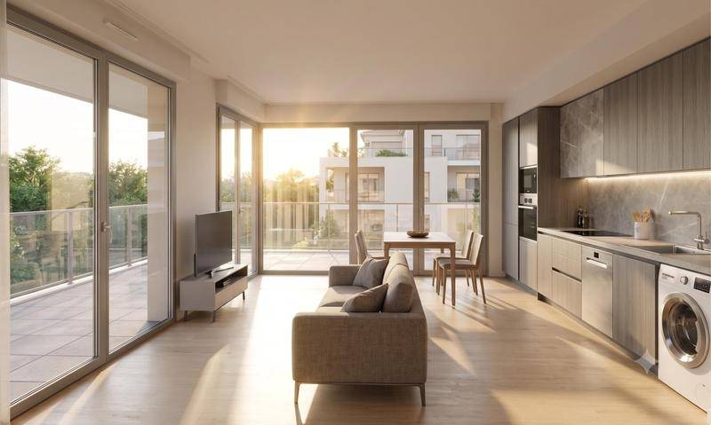 Image de l'annonce Appartement 2 pièces (T2) avec balcon et…