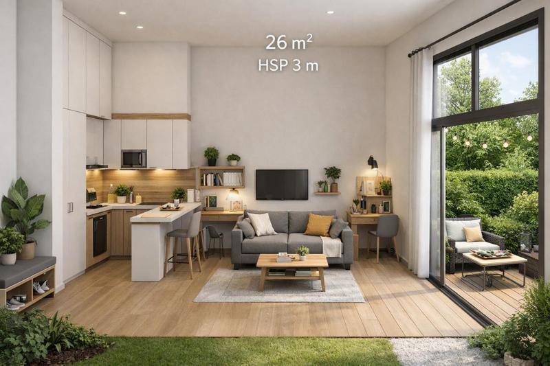 Image de l'annonce ***STUDIO avec RDJ et HAUTEUR SOUS PLAFOND…