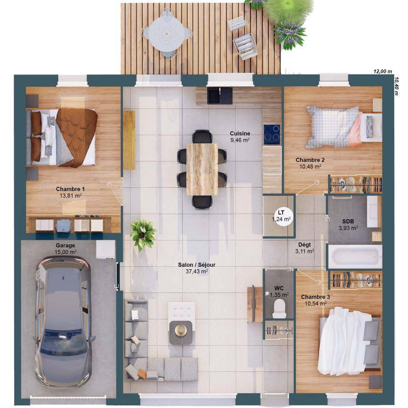 Image de l'annonce Maison 5 pièces 91 m2