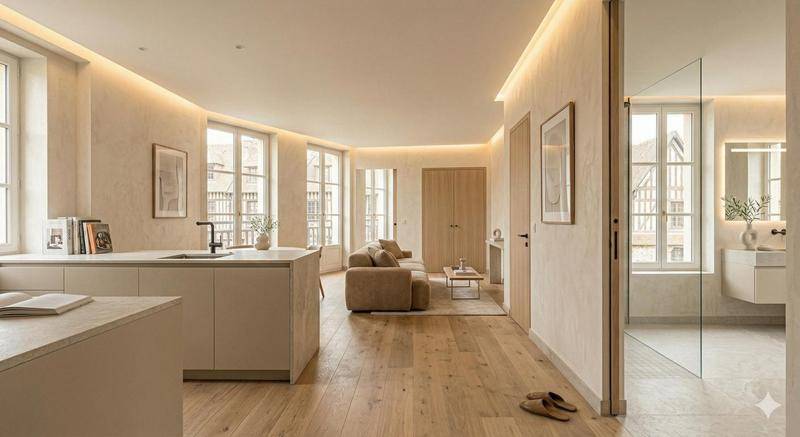 Image de l'annonce Un trois pièces lumineux avec balcon, au…