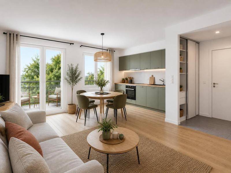Image de l'annonce **Charmant T3 Dernier ETAGE,Lumineux avec PARKING*