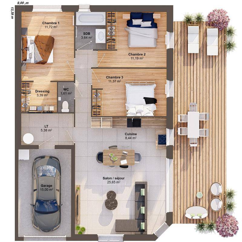 Image de l'annonce Maison 5 pièces 86 m2