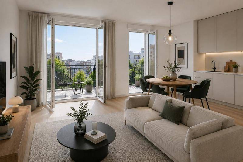 Image de l'annonce Superbe 3 pièces avec double balcon –…