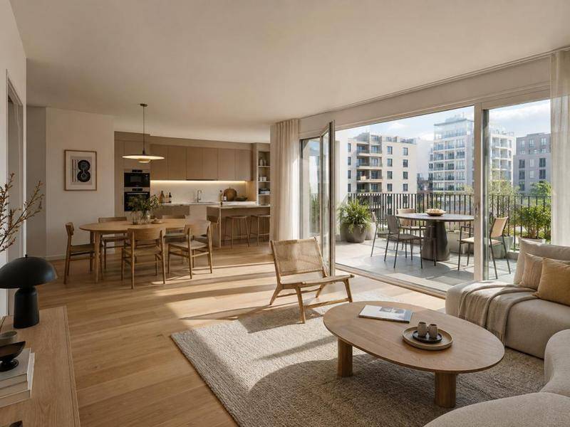 Image de l'annonce Saint-Ouen Docks – Grand T3 de 72…