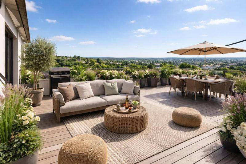 Image de l'annonce 4 PIECES EN ETAGE AVEC VASTE TERRASSE