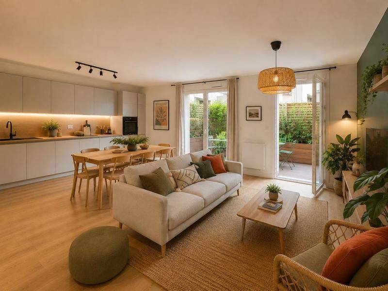 Image de l'annonce T4 avec PATIO et TERRASSE à BORDEAUX