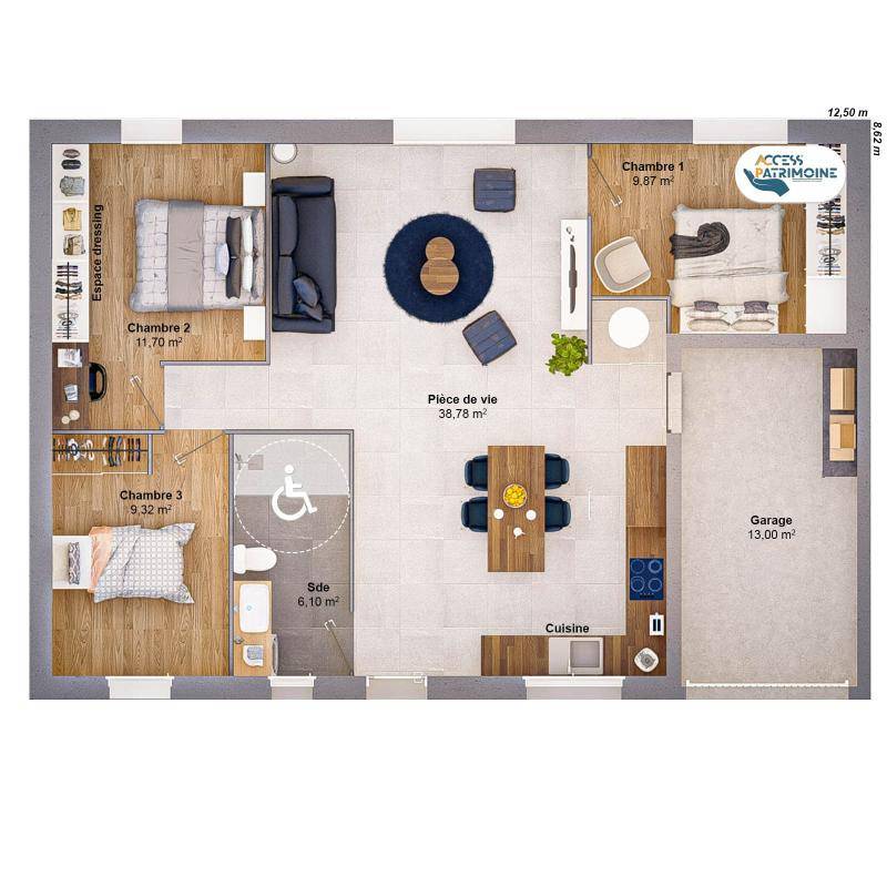Image de l'annonce Maison 5 pièces 77 m2