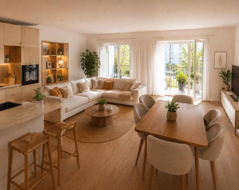Image de l'annonce APPARTEMENT 3 PIECES BALCON ET PARKING