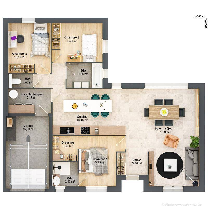 Image de l'annonce Maison 5 pièces 100 m2