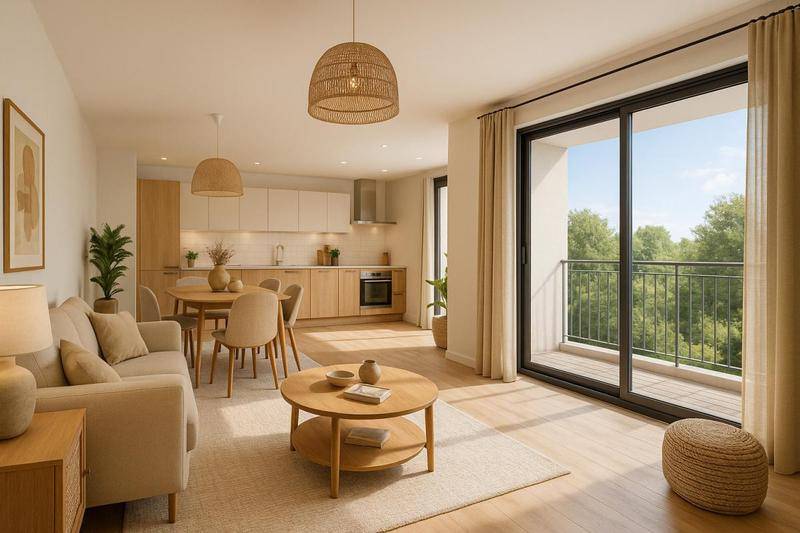 Image de l'annonce ** 3 pièces avec Balcon et Parking…