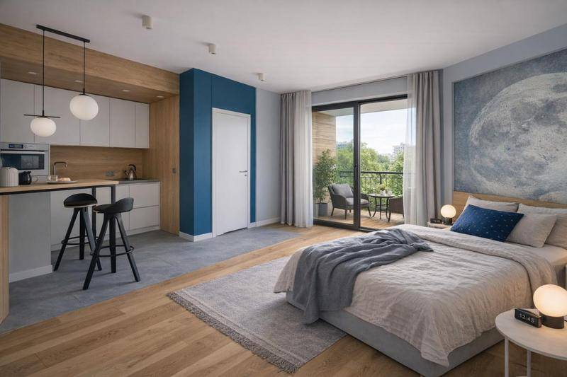 Image de l'annonce STUDIO BALCON Buttes Chaumont, métro