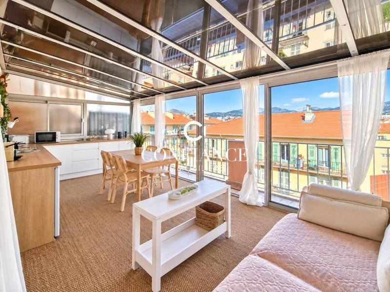 Image de l'annonce NICE LE PORT 2P DERNIER ETAGE 40M²…