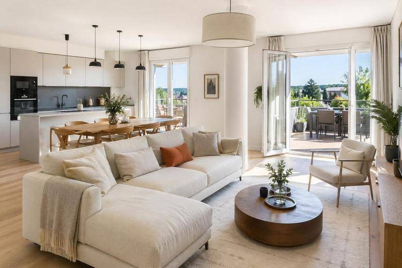 Image de l'annonce 4 pièces en étage avec balcon vue…