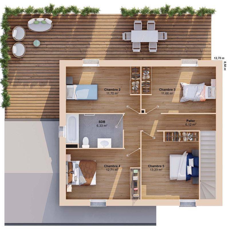 Image de l'annonce Maison 7 pièces 126 m2