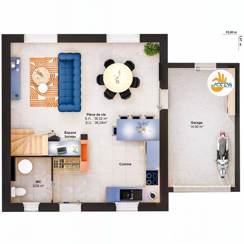 Image de l'annonce Maison 5 pièces 77 m2