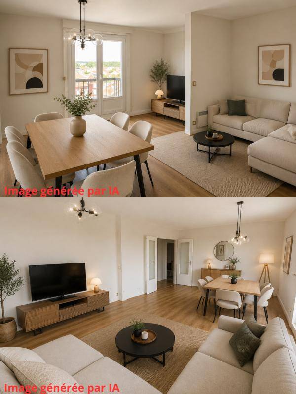 Image de l'annonce A VENDRE : Appartement T4 lumineux avec…