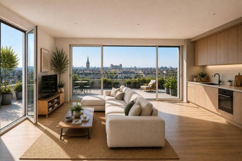 Image de l'annonce Magnifique Appartement T4 en dernier étage avec…
