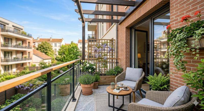 Image de l'annonce **RARE!! Magnifique 4p BORDÉS DE TERRASSES à…