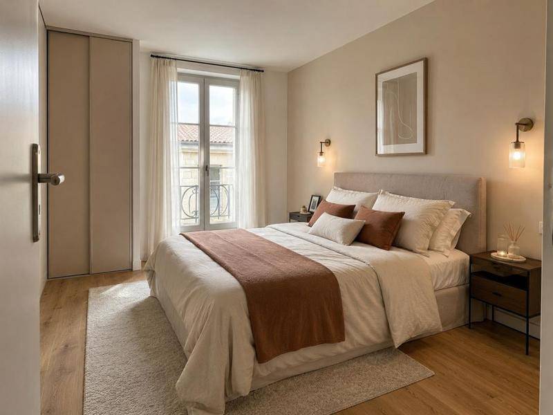 Image de l'annonce T3 AVEC BALCON AUX COEUR DES CHARTRONS