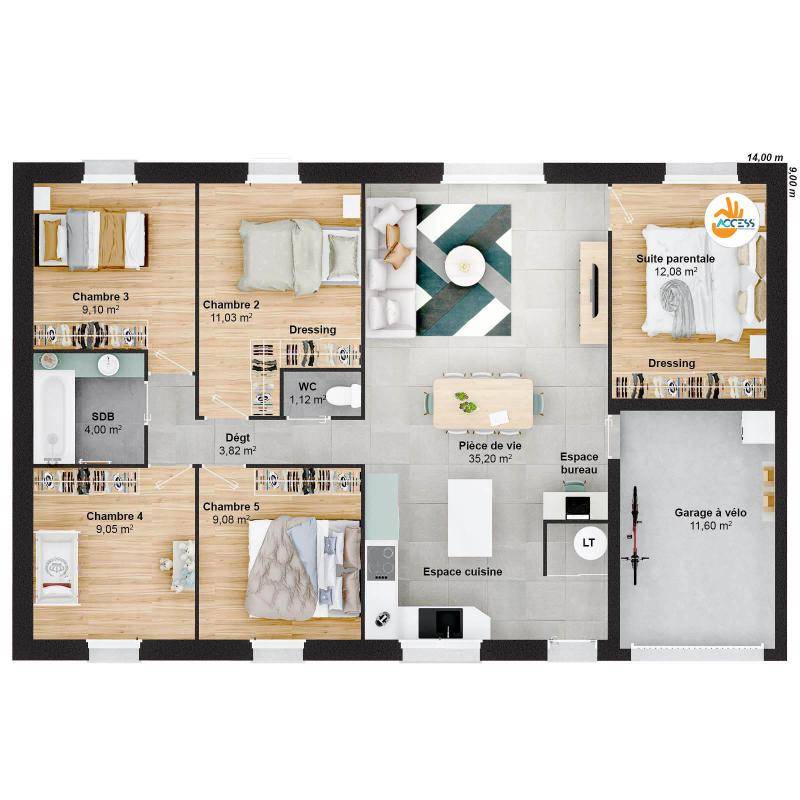 Image de l'annonce Maison 7 pièces 94 m2