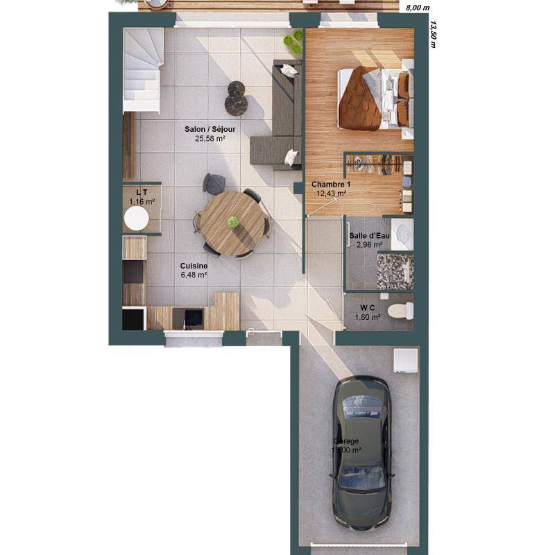 Image de l'annonce Maison 6 pièces 99 m2