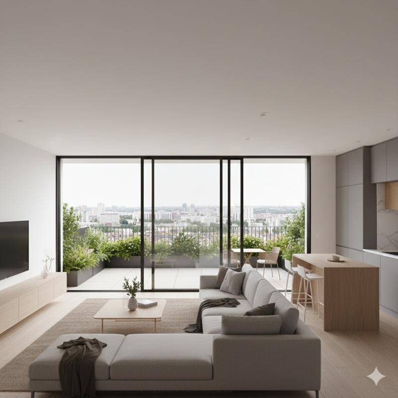 Image de l'annonce 4 PIECES LUMINEUX EN ETAGE AVEC BALCONS