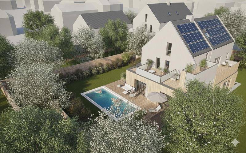 Image de l'annonce **RARE Maison NEUVE avec PISCINE + TERRASSES…