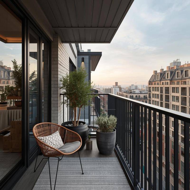 Image de l'annonce **POUTRES APPARENTES + BALCON - LOCALISATION À…