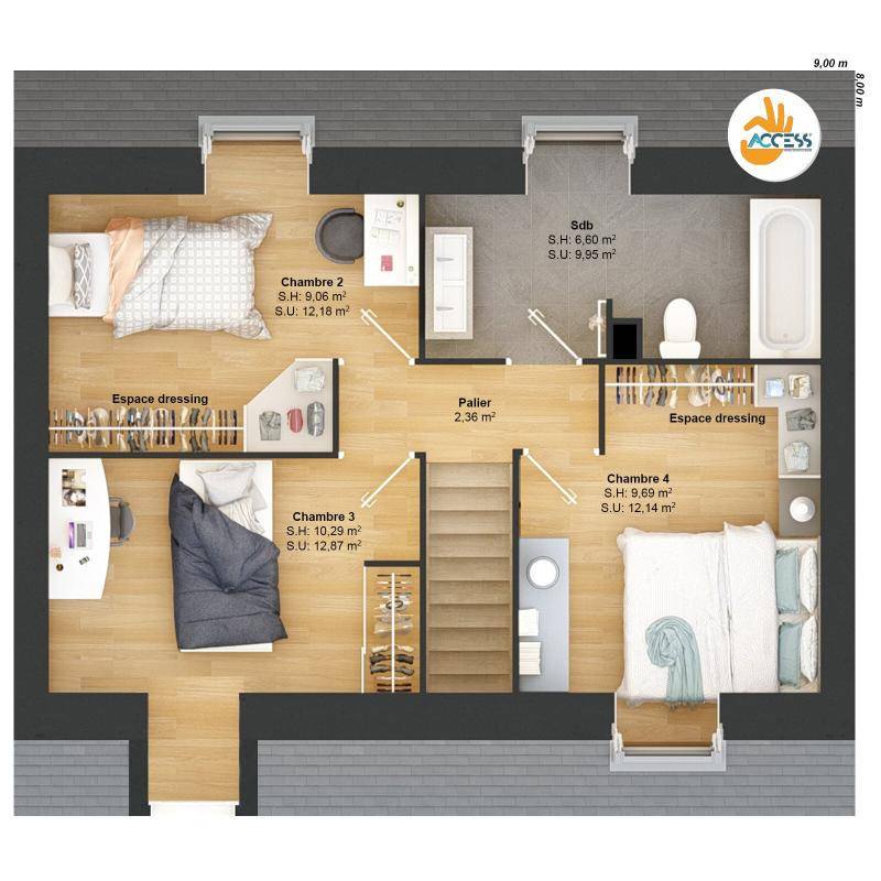 Image de l'annonce Maison 6 pièces 93 m2