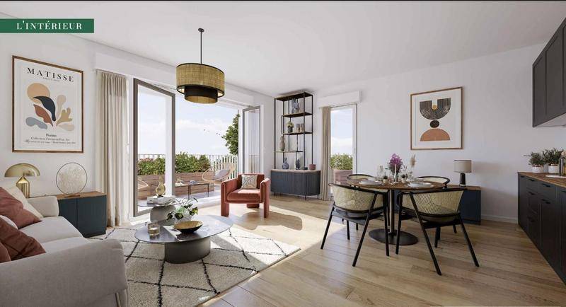 Image de l'annonce **** AVANT-PREMIERE T4 Grande TERRASSE au DERNIER-ETAGE,…