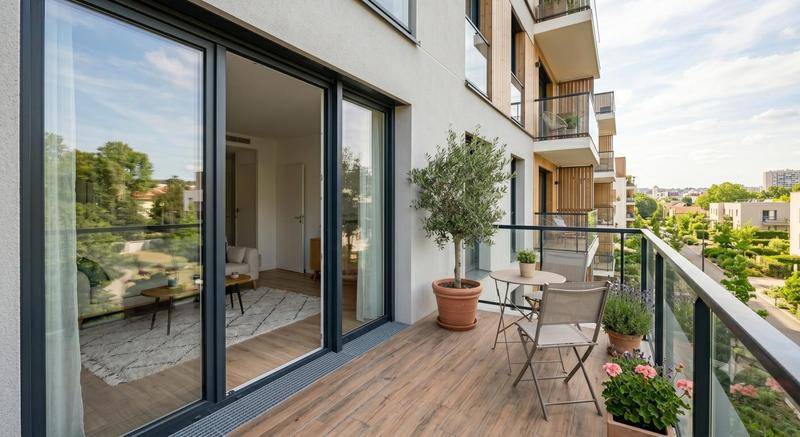 Image de l'annonce NOUVEAUTÉ 5 PIÈCES TRAVERSANT AVEC 2 BALCONS…