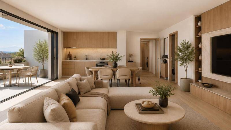 Image de l'annonce SUPERBE T3 AVEC TERRASSE + 2 BALCONS…