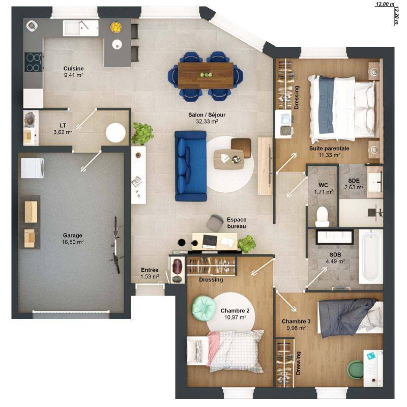 Image de l'annonce Maison 5 pièces 90 m2