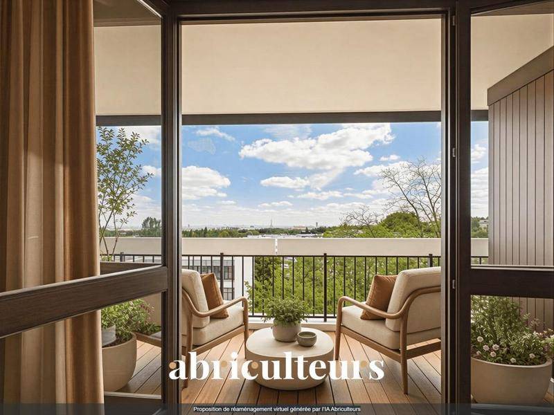 Image de l'annonce Vue exceptionnelle au dernier étage - Appartement…