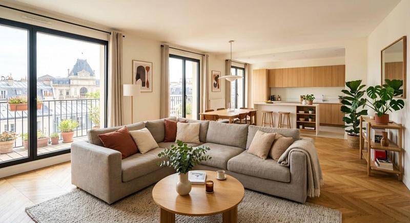 Image de l'annonce - GRAND T4 en ETAGE ELEVÉ orienté…