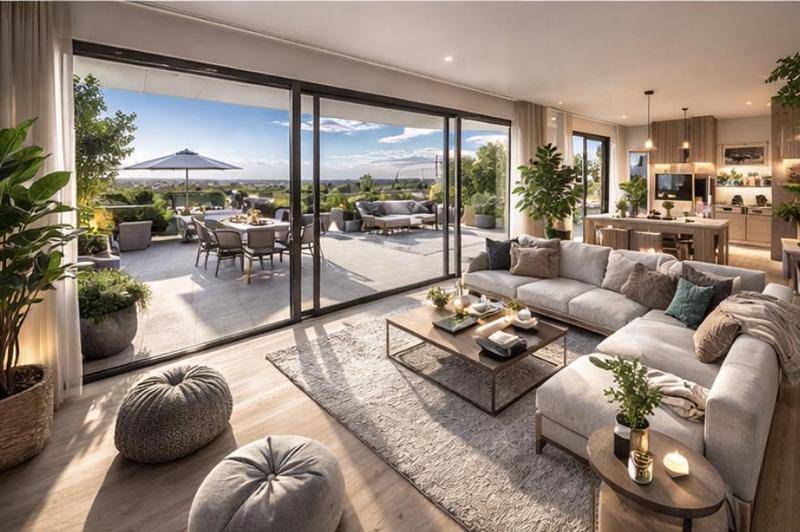 Image de l'annonce 5 PIÈCES en ÉTAGE ÉLEVÉ avec GRANDE…