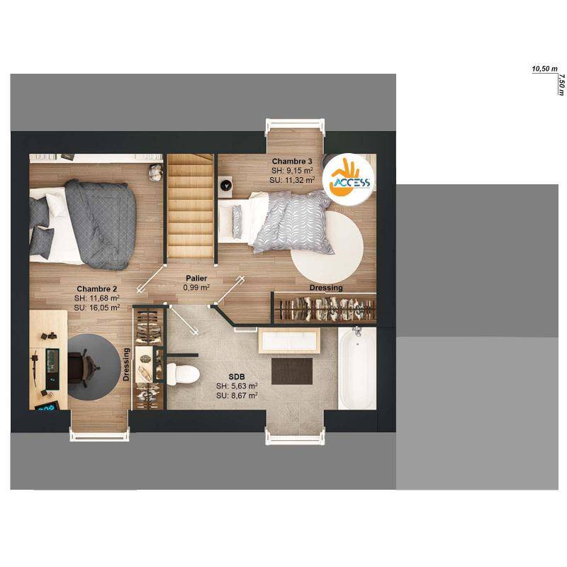 Image de l'annonce Maison 5 pièces 70 m2