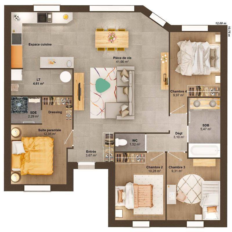 Image de l'annonce Maison 6 pièces 104 m2