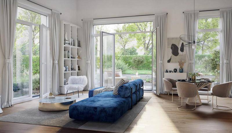 Image de l'annonce 5 PIECES LUMINEUX AVEC JARDIN PRIVATIF