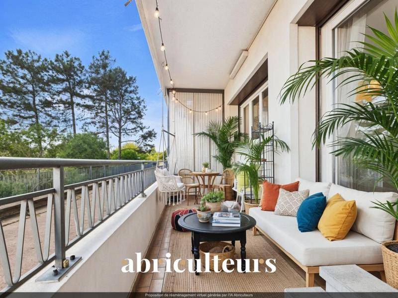 Image de l'annonce T3 traversant lumineux avec grande terrasse, vue…