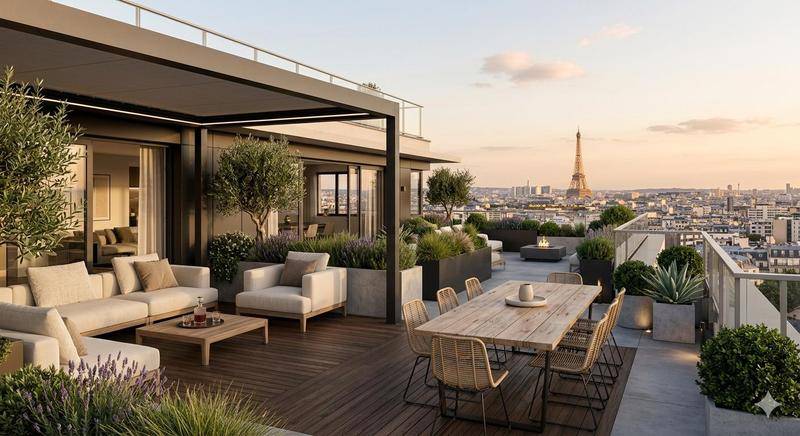 Image de l'annonce ISSY-LES-MOULINEAUX – DUPLEX D’EXCEPTION AVEC TERRASSE ROOFTOP/…