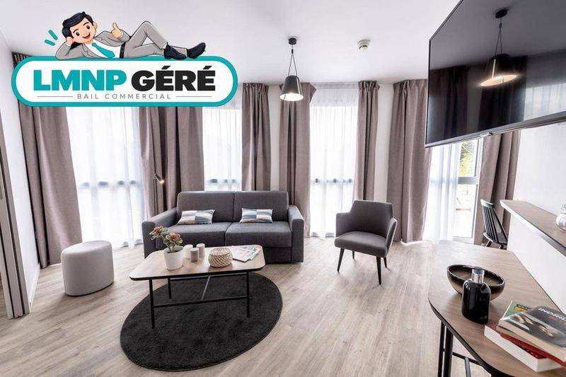 Image de l'annonce Studio en résidence d'affaires – LMNP 100…